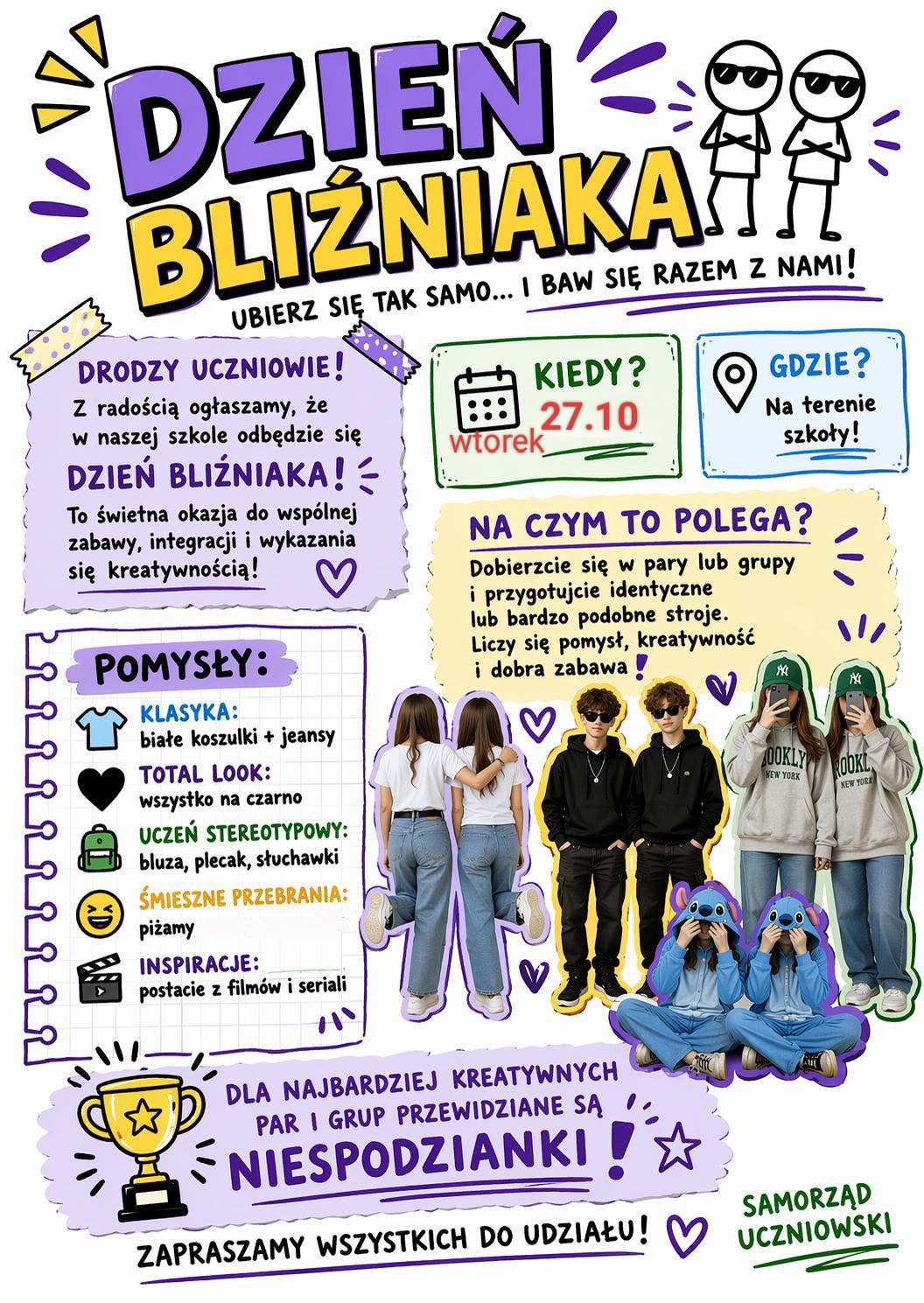 Dzień Bliźniaka - ogłoszenie