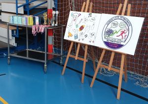 Dekoracja z logo konkursu