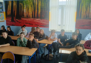 Uczniowie uczestniczący w zajęciach