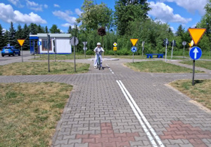 Uczeń podczas egzaminu